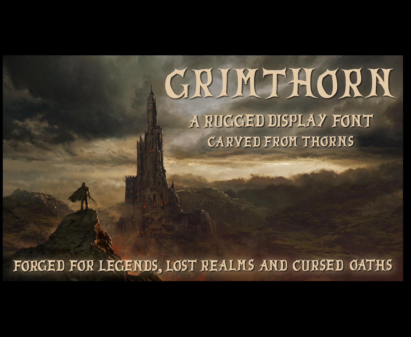 Leander Vanmuysen Grimthorn Font