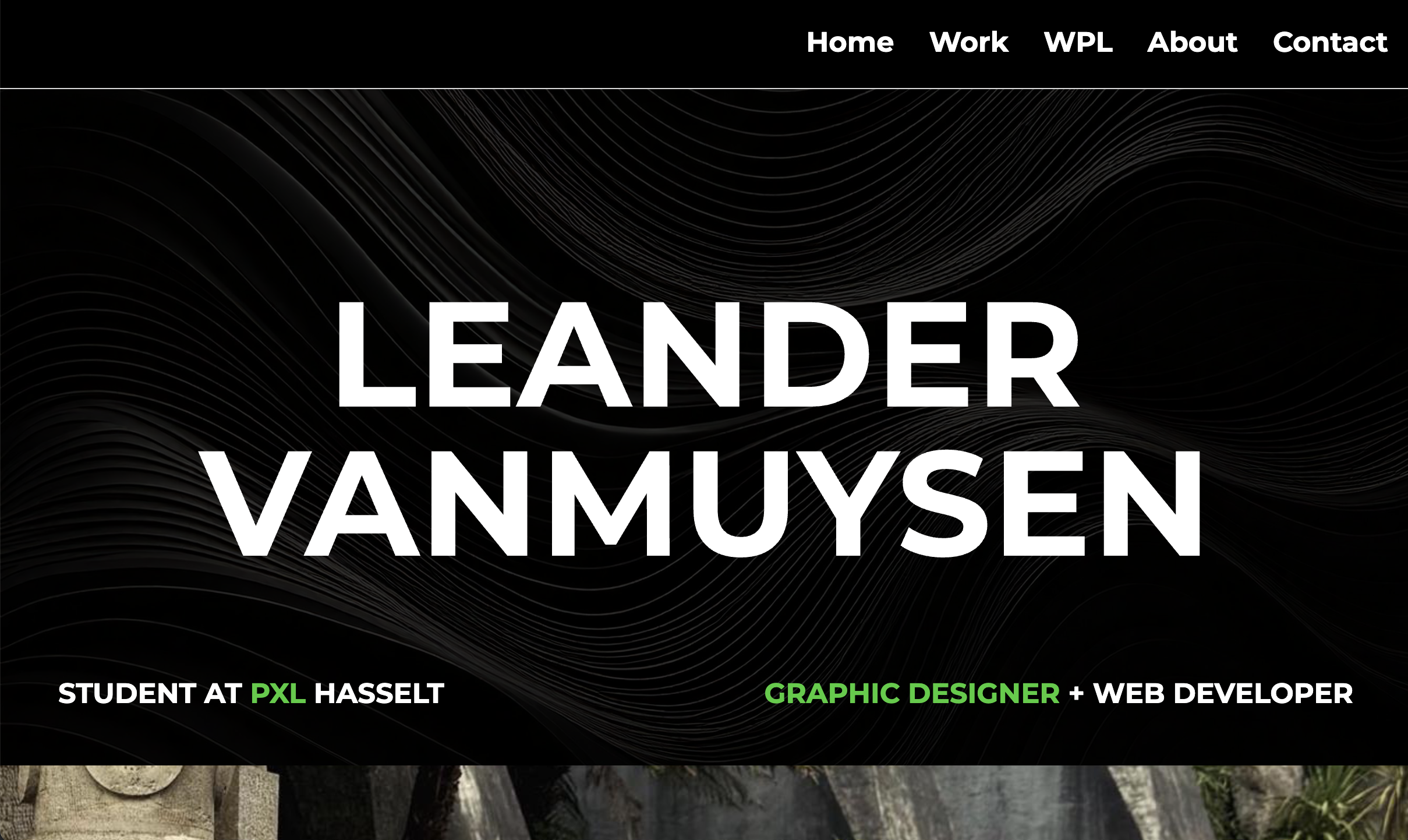 Leander Vanmuysen Portfolio Website